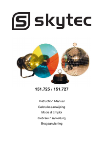 Mode d’emploi Skytec 151.725 Boule disco