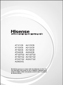Manual de uso Hisense AT182TG2 Aire acondicionado