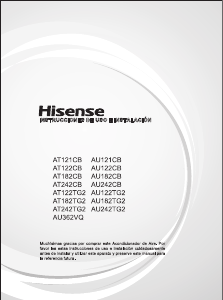 Manual de uso Hisense AU362VQ Aire acondicionado