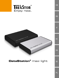 Manuale TrekStor DataStation maxi light Hard-disk