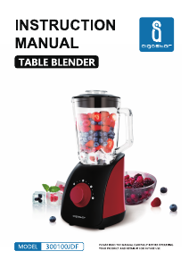 Instrukcja Aigostar 300100JDF Blender