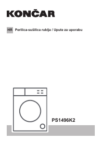 Priručnik Končar PS1496K2 Perilica – sušilica