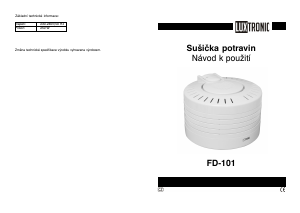 Manuál Luxtronic FD-101 Sušička potravin