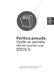 Priručnik Midea MFD60S230S.1-HR Perilica posuđa