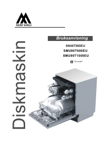 Bruksanvisning Mont Karlo SMU90T1000EU Diskmaskin