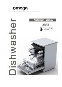 Manual Omega ODW717X Dishwasher