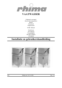 Handleiding Rhima WD-6E Vaatwasser