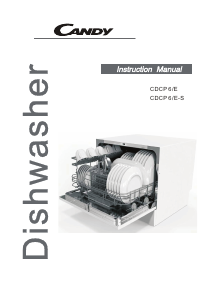 Manual Candy CDCP 6/E-S Dishwasher