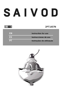 Manual de uso Saivod 2PT 1457N Frigorífico combinado