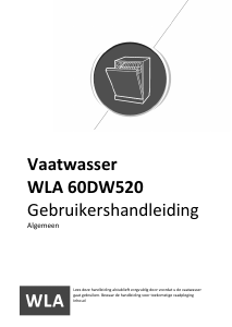 Handleiding WLA 60DW520 Vaatwasser