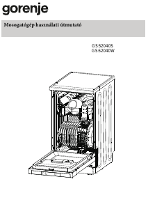 Manual Gorenje GS52040S Maşină de spălat vase