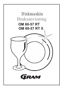 Bruksanvisning Gram OM 60-57 RT X Diskmaskin