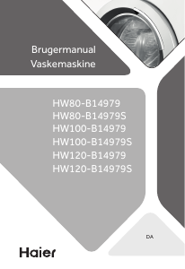 Brugsanvisning Haier HW80-B14979 Vaskemaskine