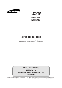 Manuale Samsung LW15E23C Monitor LCD