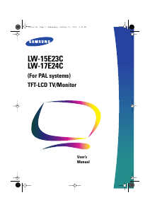 Handleiding Samsung LW15E23CX/XEG LCD monitor