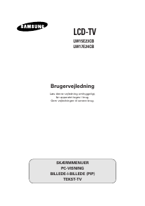 Brugsanvisning Samsung LW17E24C LCD-skærm