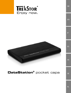 Bruksanvisning TrekStor DataStation pocket capa Hårddisk