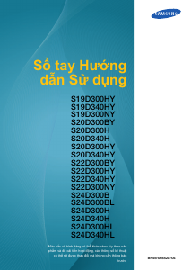 Hướng dẫn sử dụng Samsung S20D300HY Màn hình LCD