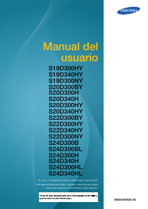 Manual de uso Samsung S22D300HY Monitor de LCD