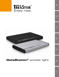 Bruksanvisning TrekStor DataStation pocket light Hårddisk