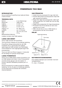 Bruksanvisning Biltema 24-0146 Mobillader