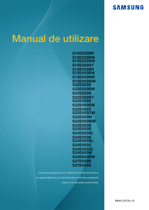 Manual Samsung S22E450MW Monitor LCD