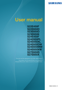 Handleiding Samsung S22E650D LCD monitor