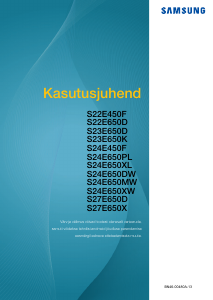 Kasutusjuhend Samsung S22E650D LCD-kuvar