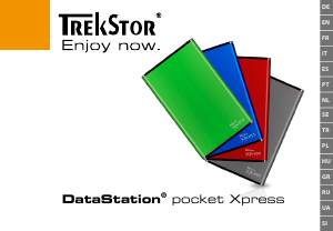 Bedienungsanleitung TrekStor DataStation pocket Xpress Festplatte