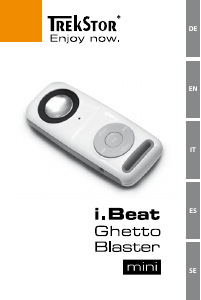 Manual de uso TrekStor i.Beat GhettoBlaster mini Reproductor de Mp3
