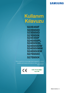 Kullanım kılavuzu Samsung S27E450B LCD ekran