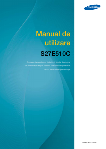 Manual Samsung S27E510C Monitor LCD