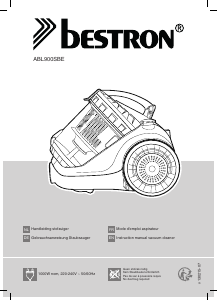 Mode d’emploi Bestron ABL900SBE Ecosenzo Aspirateur