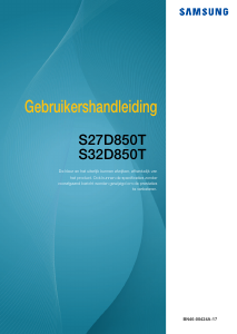 Handleiding Samsung S32D850T LCD monitor