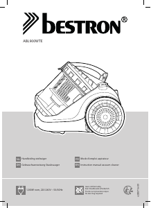 Mode d’emploi Bestron ABL900WTE Ecosenzo Aspirateur