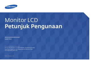 Panduan Samsung S34E790C Monitor LCD
