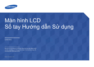 Hướng dẫn sử dụng Samsung S34E790C Màn hình LCD