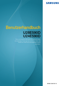 Bedienungsanleitung Samsung U24E590D LCD monitor