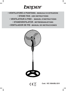 Mode d’emploi Beper VE.100G Ventilateur