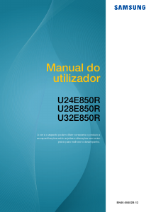 Manual Samsung U28E850R Monitor LCD