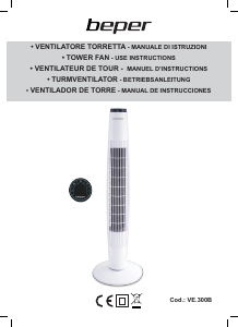 Manuale Beper VE.300B Ventilatore