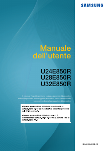 Manuale Samsung U28E850R Monitor LCD
