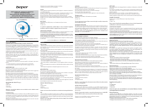 Bedienungsanleitung Beper VE.400F Miro Ventilator