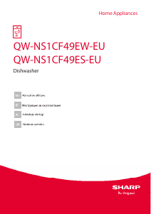 Instrukcja Sharp QW-NS1CF49ES-EU Zmywarka