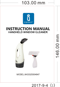 Manual Aigostar 8433325504847 Window Cleaner
