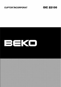 Manual BEKO OIC 22100 X Cuptor