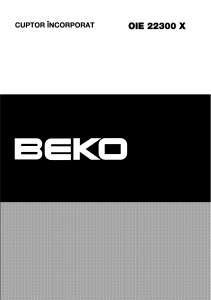 Manual BEKO OIE 22300 X Cuptor