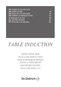 Manuale De Dietrich DPI7686BP Piano cottura