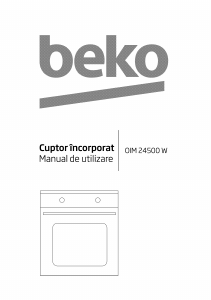 Manual BEKO OIM 24500 W Cuptor