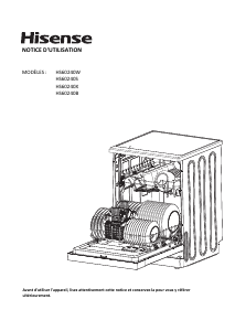 Mode d’emploi Hisense HS06240X Lave-vaisselle